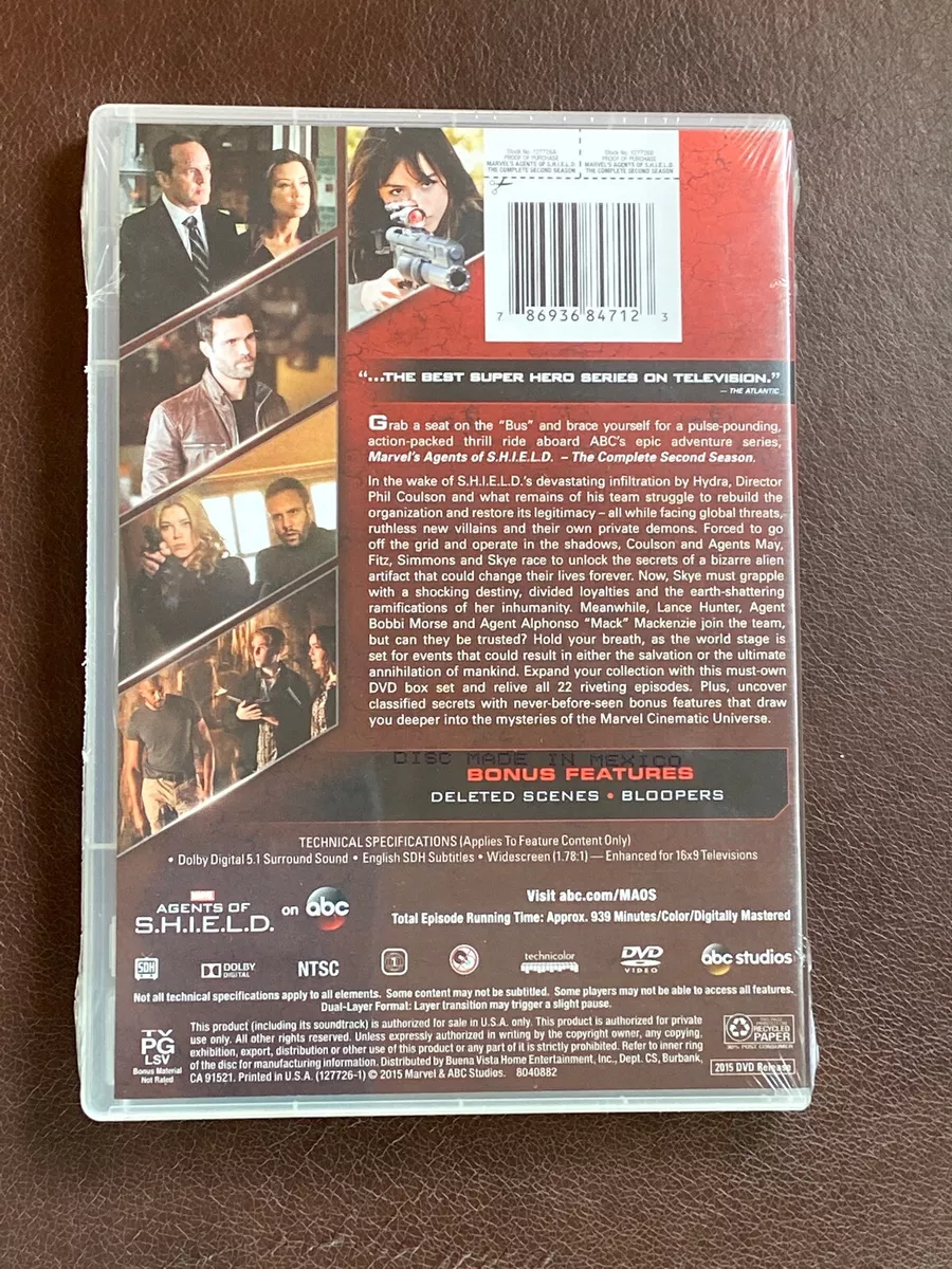 Marvel s Agents of Shield S.H.I.E.L.D. Season 2 DVD Box Set 22 Episodes NEW