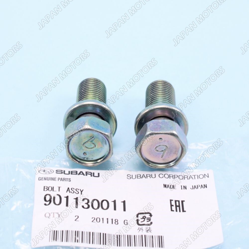 GENUINE Subaru IMPREZA Disc Brake Caliper Bracket Mount Bolts SET