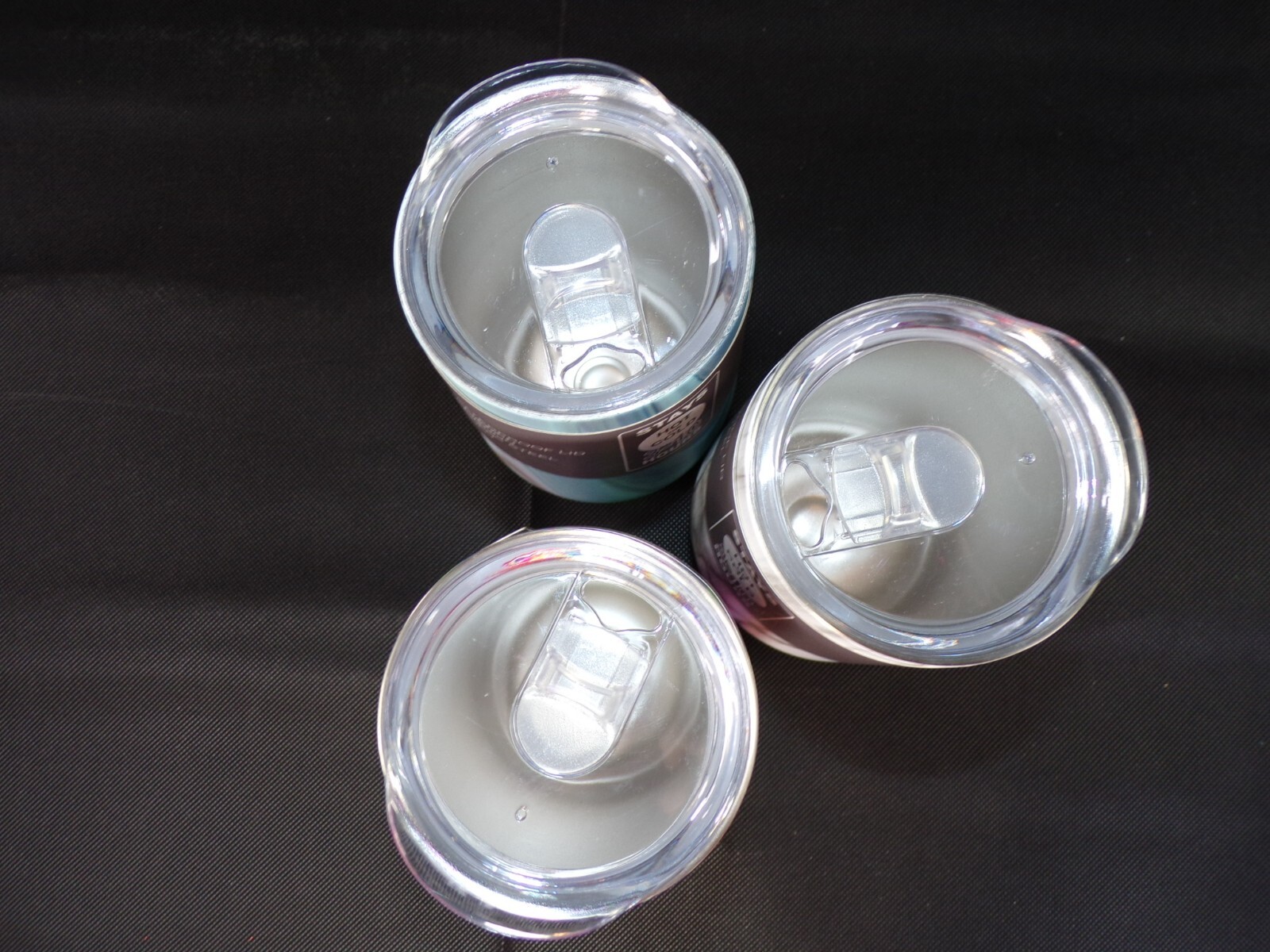 Lot of 3 Old East Main Co 16oz Stainless Steel Hot/Cold Tumbler NWOB READ