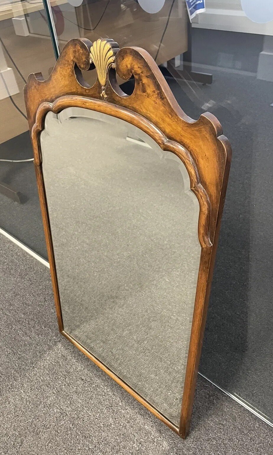 Bevelled Mirror Solid Wood Large Over mantle Bedroom Hallway
