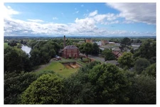 TEES COTTAGE PUMPING STATION DARLINGTON UK - 18" x 12" PRINT - UK ARCHITECTURE