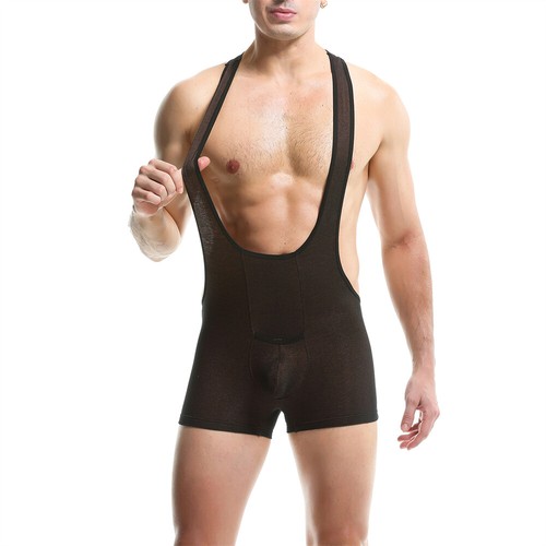 Body para hombre Lucha Libre Mono Boxers Ropa Interior Leotardo Fitness Deporte - Imagen 27 de 46