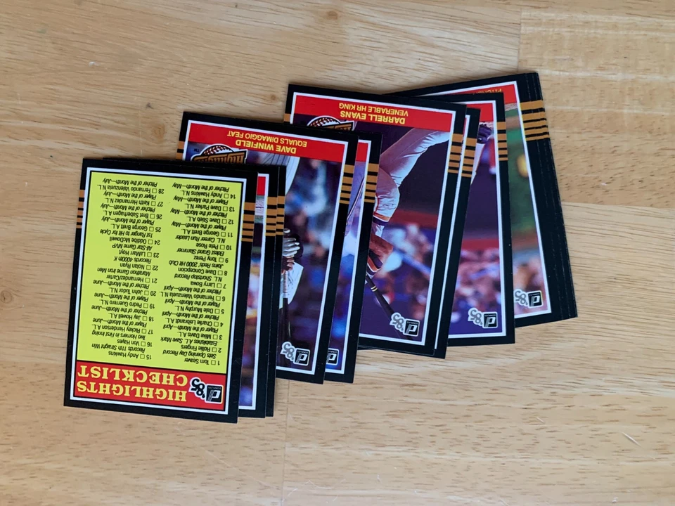 1985 DONRUSS БЕЙСБОЛ ПОЛНЫЙ КОМПЛЕКТ С HI LITES КОМПЛЕКТ И 5 ОБЕРТОК В ПЕРЕПЛЕТЕ - Изображение 4 из 4