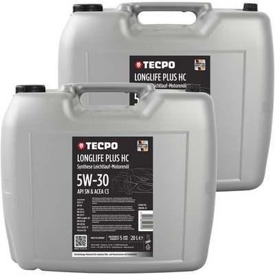 40L TECPO 5W-30 LONGLIFE PLUS MOTORÖL 504.00 507.00 229.31 229.51 LL-04 C30 5W30