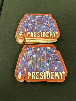 49 Total Hollywood Hulk Hogan 4 President WCW NWO Wrestling Sticker 1998 Prism