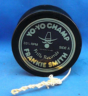 VINTAGE FRANKIE SMITH DUNCAN PROMO YO YO CHAMP 1982 FRILLS RECORDS