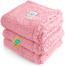 1 Pack 3 Calming Dog Blanket Fluffy Premium Fleece Pet Blankets Soft Sherpa Thro