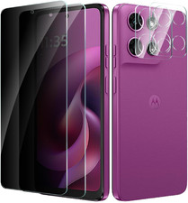 2 2 Pack for Motorola Moto G 5G 2026 Privacy Screen Protector with Camera Lens P