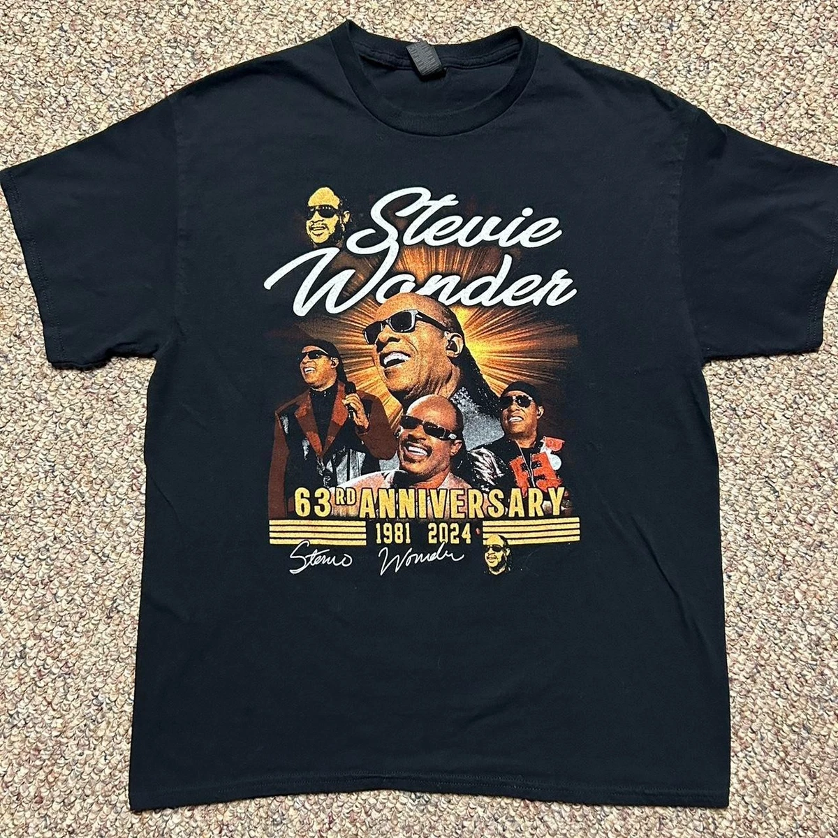 Preços baixos em Camisa de Stevie Wonder em camisetas masculinas