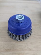 SINGLE ROW KNOT WIRE CUP BRUSH USA 5/8-11