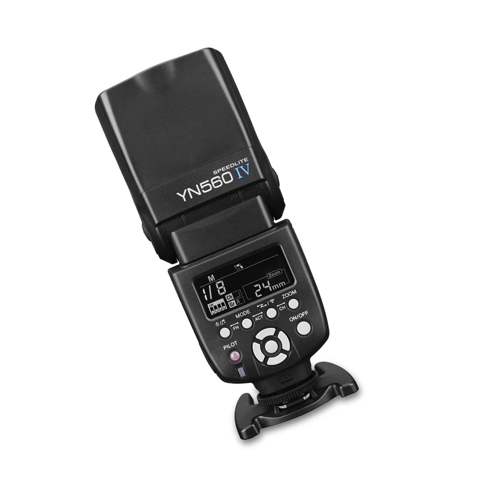 YONGNUO YN560 IV Flash Speedlite for Canon Nikon Pentax Olympus DSLR Camera GZFA - Image 3 of 4