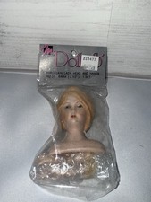 Vintage Mangelsens Porcelain Doll Head And Arms , Doll Making