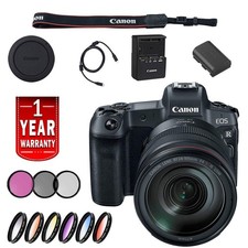 Canon EOS R Mirrorless Digital Camera International Model W/ 24-105 Lens Base