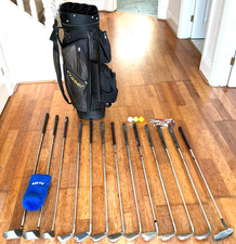 Mens FAZER Full Golf Clubs Set 13 Irons And Woods Right Handed +13 Way Fazer Bag
