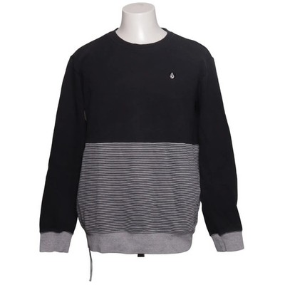 Volcom, Sweatshirt, Größe: XL, Schwarz/Grau, Baumwolle/Recyceltes Polyester #OLx