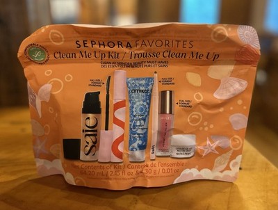 Sephora Favorites Clean Me Up Beauty Kit NEW Sealed 6 Piece Set SOLD OUT Saie