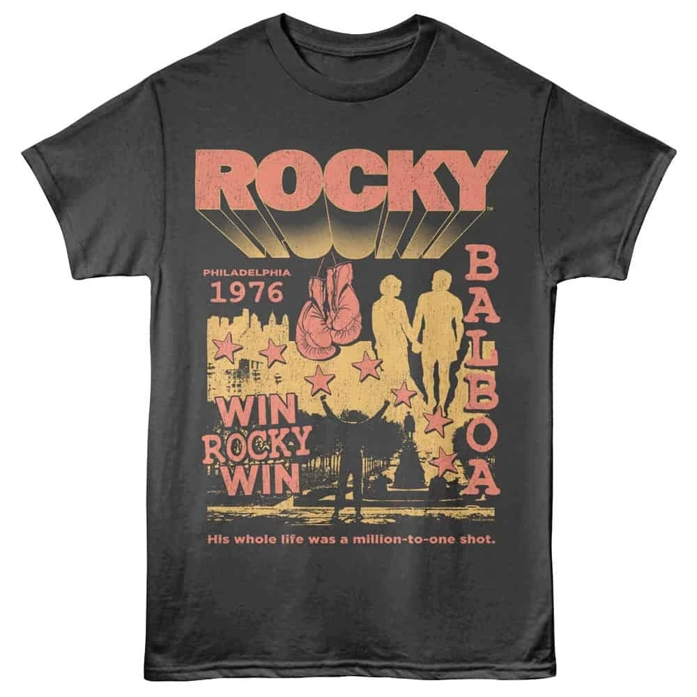 Licenza Ufficiale ROCKY - Vintage Foto Felpa S-XXL Taglie