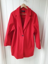 Red M&S Long Coat
