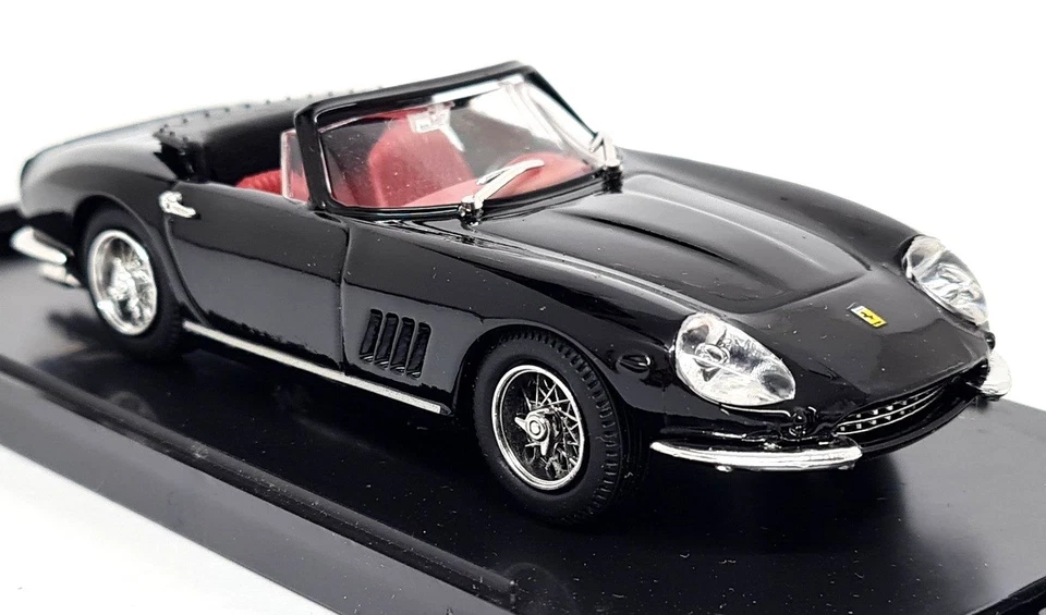 Best 1/43 - Ferrari 275 GTB Spyder Black Diecast Scale Model Car - Photo 1/4