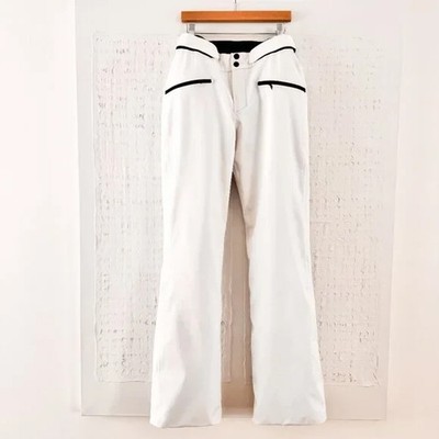 Bogner Fire + Ice Nessa Straight Leg Ski Pants in Off White, Size US 8/M
