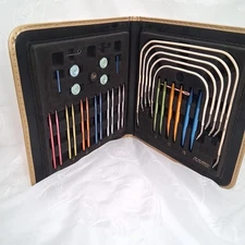 Vintage Boye Needle Master Knitting Kit  With Needles, Cords, Buttons