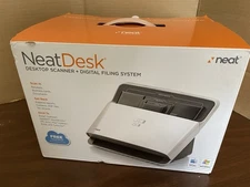 Neat Desk Pass-Through Scanner Red Home Office Edition ND-1000 New