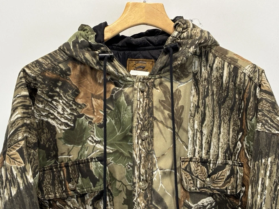 Duxbak realtree Camo Insulated Warm Coat Jacket Hunting Work XXL 2XL Mens Hood - Image 2 of 4