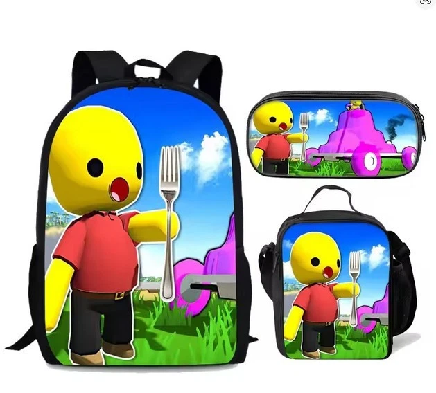 Wobbly Life Backpack Set, School Bag for Kids