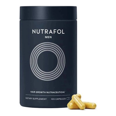 NutraFol For Men Hair Growth Dietary Supplement 120 Capsule EXP 3/2027 FREE SHIP