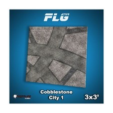Frontline Gaming FLG Mat 3' x 3' - Cobblestone City 1 New