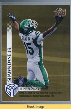 2024 Upper Deck All-Sports Game Dated Moments CFL Gold Shawn Bane Jr READ 0p27