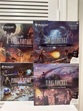 Magic The Gathering: Final Fantasy Scene Box Bundle Set of 4  NEW IN HAND 