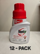Roundup Weed and Grass Killer Concentrate Plus 16 oz - 12-count 192 Fl. oz.