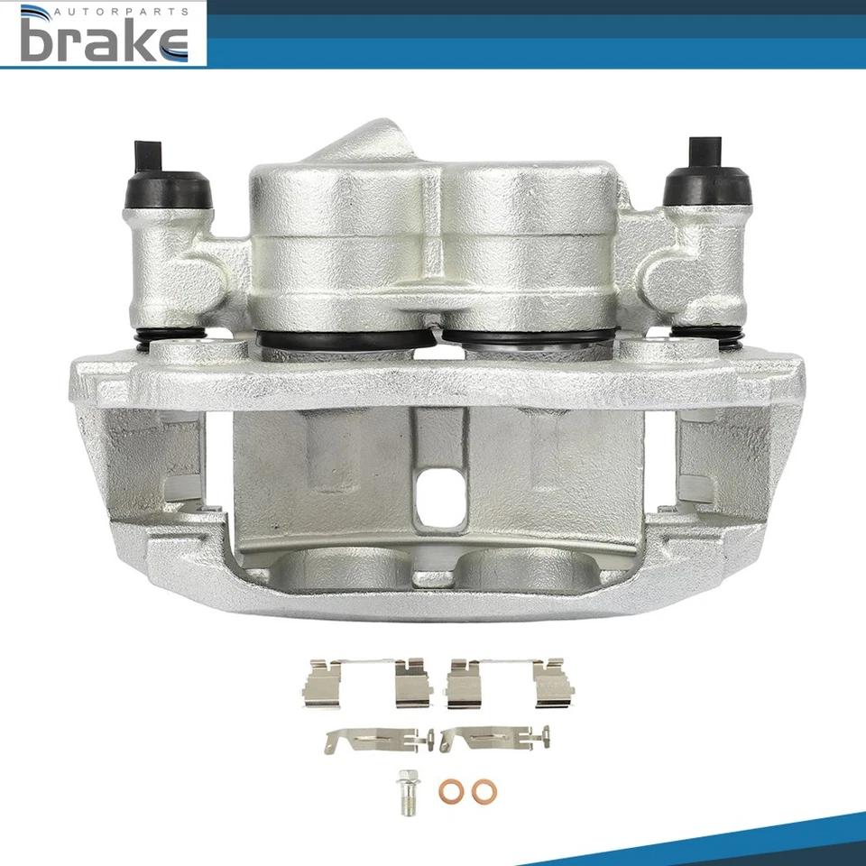 Front Brake Caliper w/Bracket Passenger For 2014-2019 Ram ProMaster 3500 V6 3.6L - Image 2 of 4
