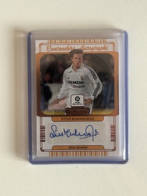 2022-23 Panini Chronicles Contenders Autographs Card: Steve McManaman #113/139