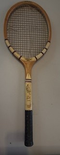 Vintage Wilson Don Budge Tournament Tennis Racket Famous Player Series Wood
