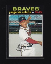 2020 Topps Heritage Yangervis Solarte #616 Atlanta Braves