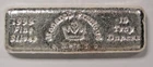 10oz .999 Fine Silver Monarch Precious Metals Cast Bar