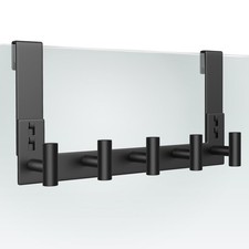 Over The Shower Wall Hook, Shower Glass Door Hook Frameless fit for 3/8" 10m...