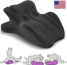 Sweet Spot Couple Pillow Couple Pillow Hip Pad Wedge Memory Foam 27 Angle Black