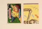 Topps Garbage Gang 1991 Series 2b GULLIVERED TRAVIS  WITH PUZZLE  back