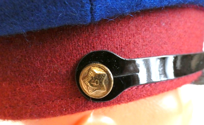 Russian Army WW2 NKVD Officer Visor Cap Hat Red Star Badge 62cm XL