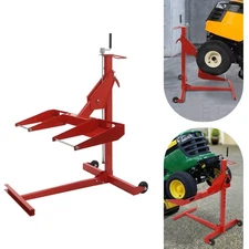 450LBS Lawn Mower Lift Jack for Tractors Zero Riding Lawn Mower Adjustable Steel