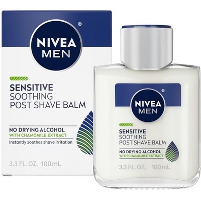 Nivea Men Sensitive Soothing Post Shave Balm 3.3 fl oz NEW PACK OF 3
