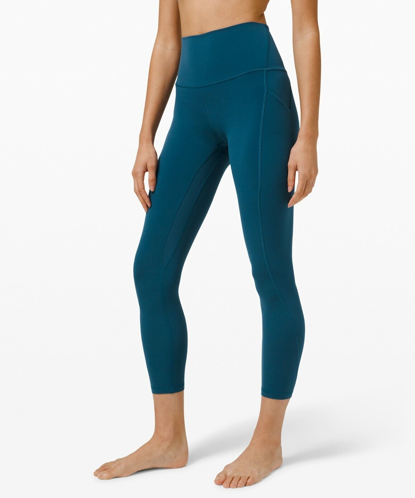 NEW Women Lululemon Align Pant with Pockets 25 Blue Borealis Size