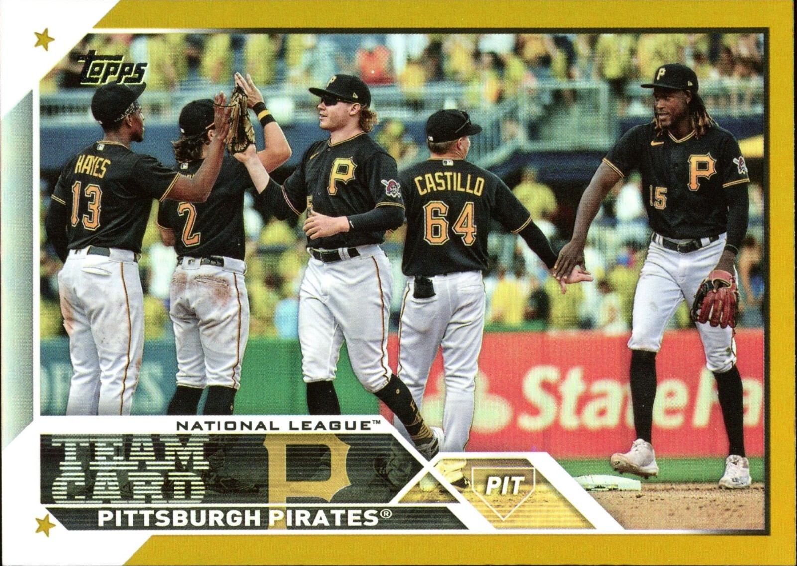 2023 Topps Pittsburgh Pirates #430 Gold Foil