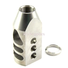 Stainless Steel 6.5 Creedmoor Ruger Precision 5/8-24 Tanker Muzzle Brake