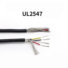 UL2547 MultiCore geschirmte Draht Audio Signal Kabel 2/3/4/5/6/7/8 Kern 18~28AWG