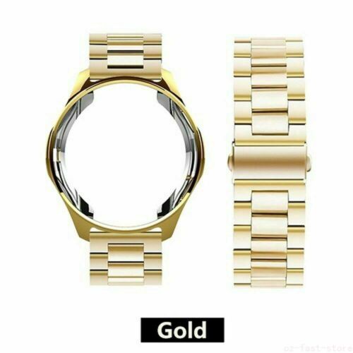 For Samsung Galaxy Watch46mm SM-R800 GearS3 Stainless Steel Metal Strap+TPU Case - Picture 7 of 12