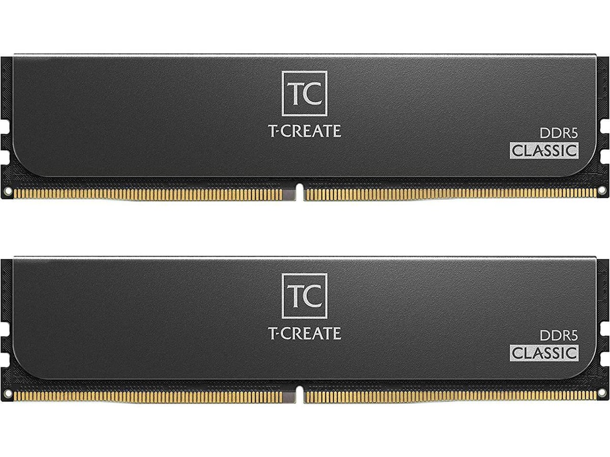 メモリー T-CREATE DDR5 32GB (2x16GB) 5600MHz Team T-CREATE CLASSIC 32GB (2 x 16GB) PC RAM DDR5 5600 (PC5